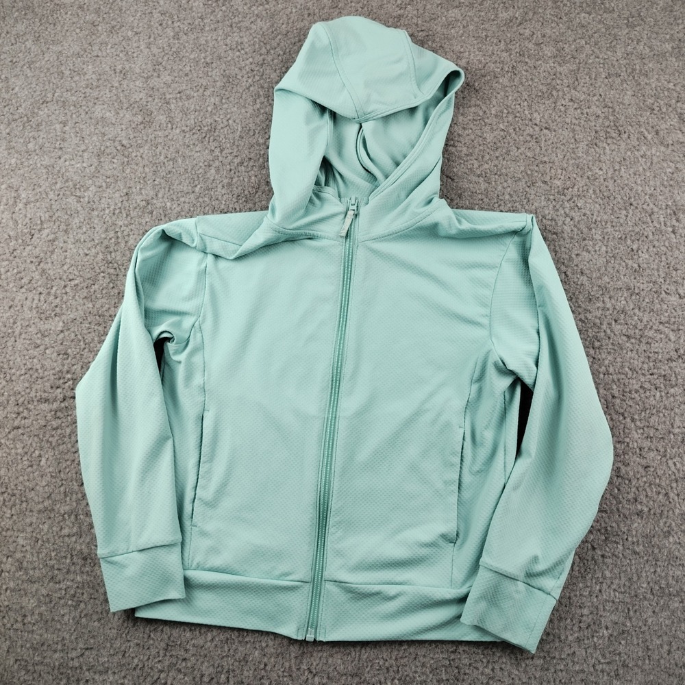 Uniqlo Kids AIRism UV Protection Full Zip Hoodie Mint Green Size 130